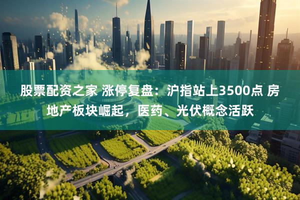 股票配资之家 涨停复盘：沪指站上3500点 房地产板块崛起，医药、光伏概念活跃